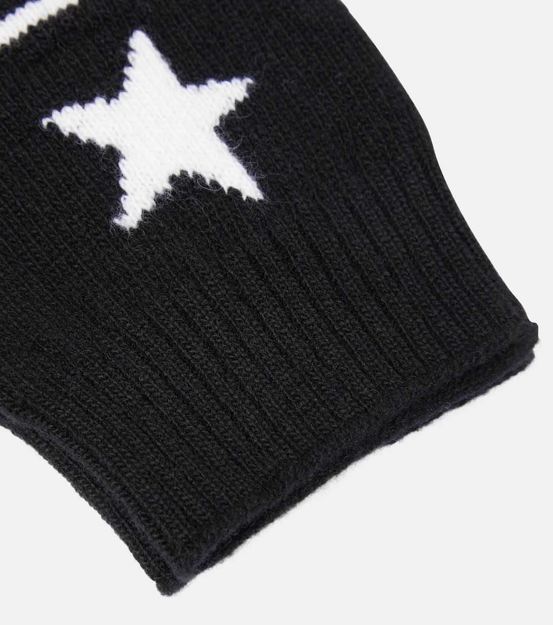 Jet Set - Logo virgin wool mittens