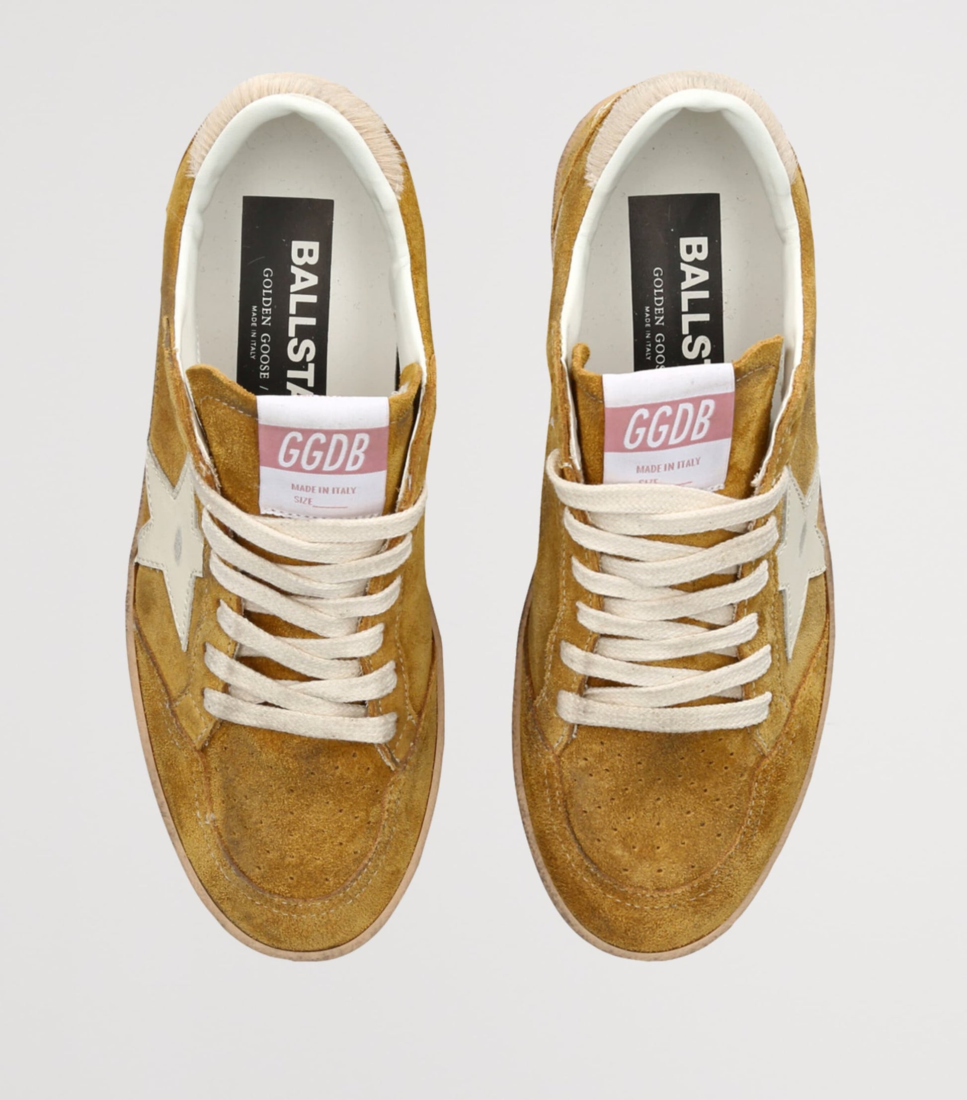 Beige Suede Ball Star Sneakers
