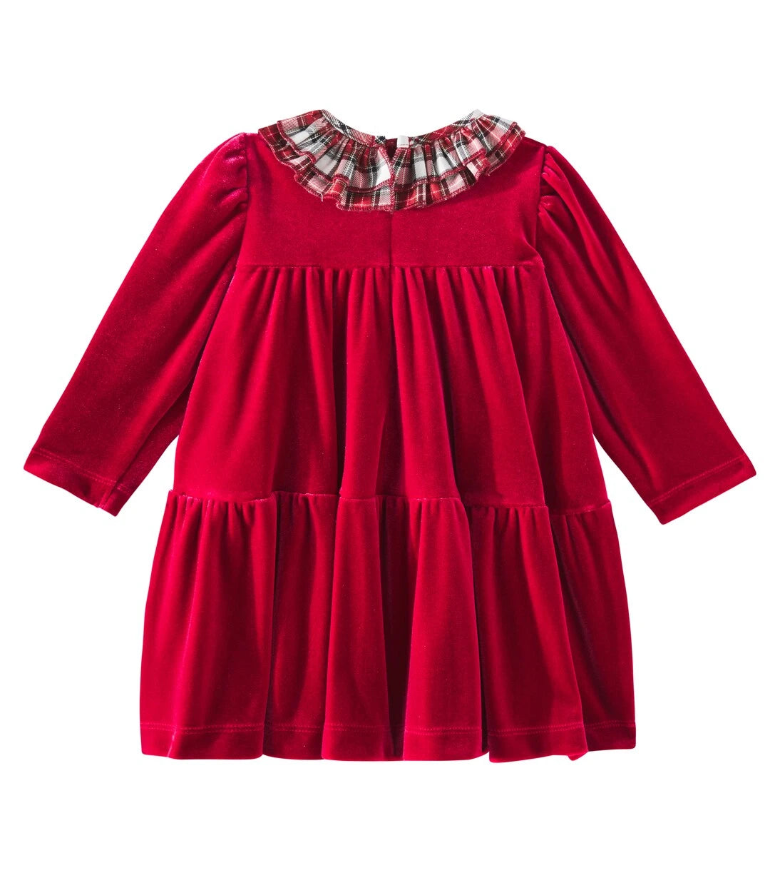 Monnalisa - Baby tartan tiered dress