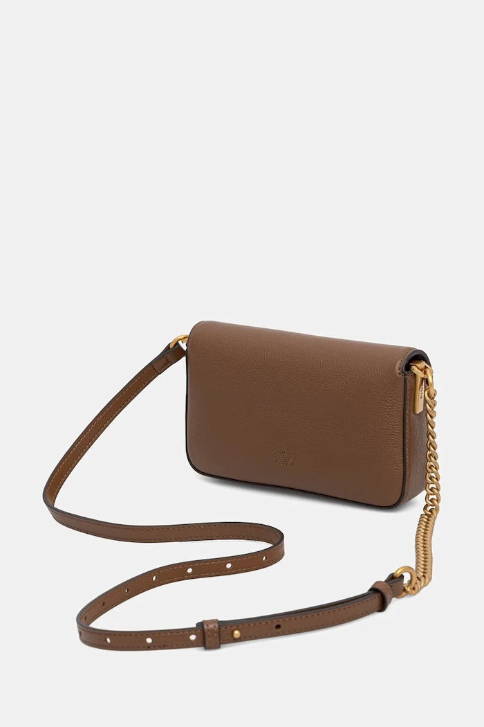 Pinko kadın deri crossbody çanta