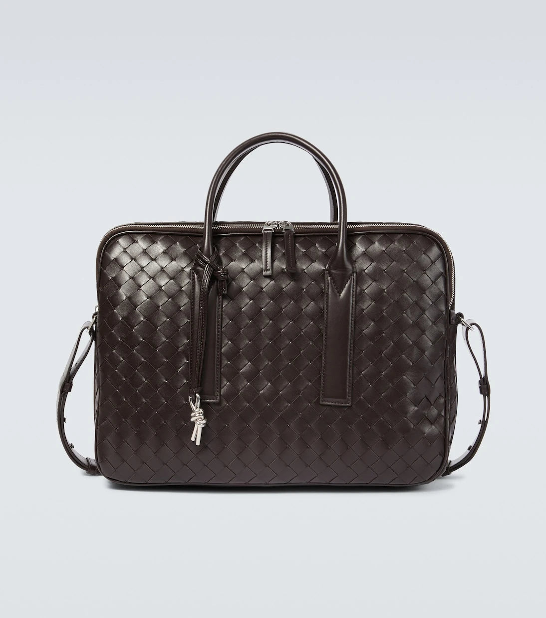 Bottega Veneta - حقيبة مستندات Intrecciato جلدية Getaway