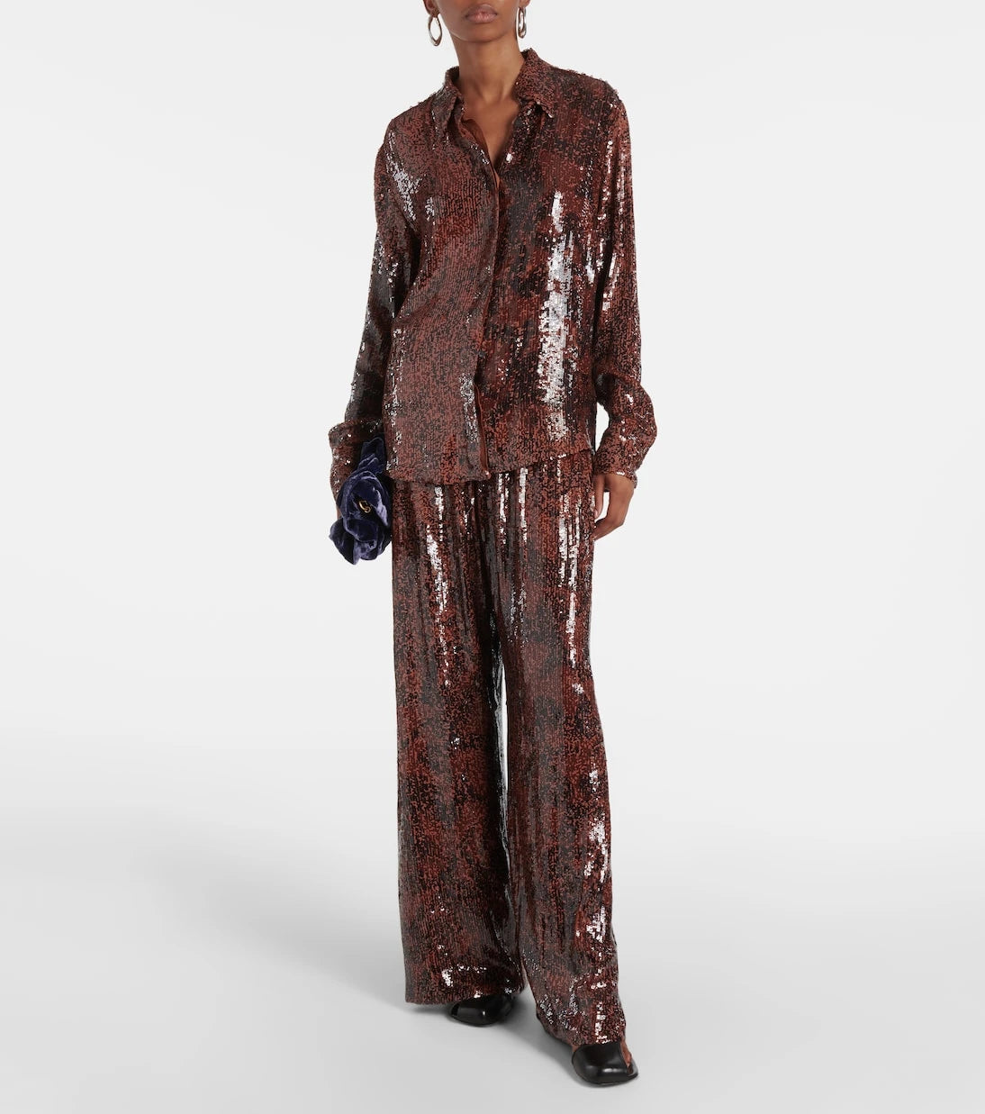 Dries Van Noten - Sequined shirt