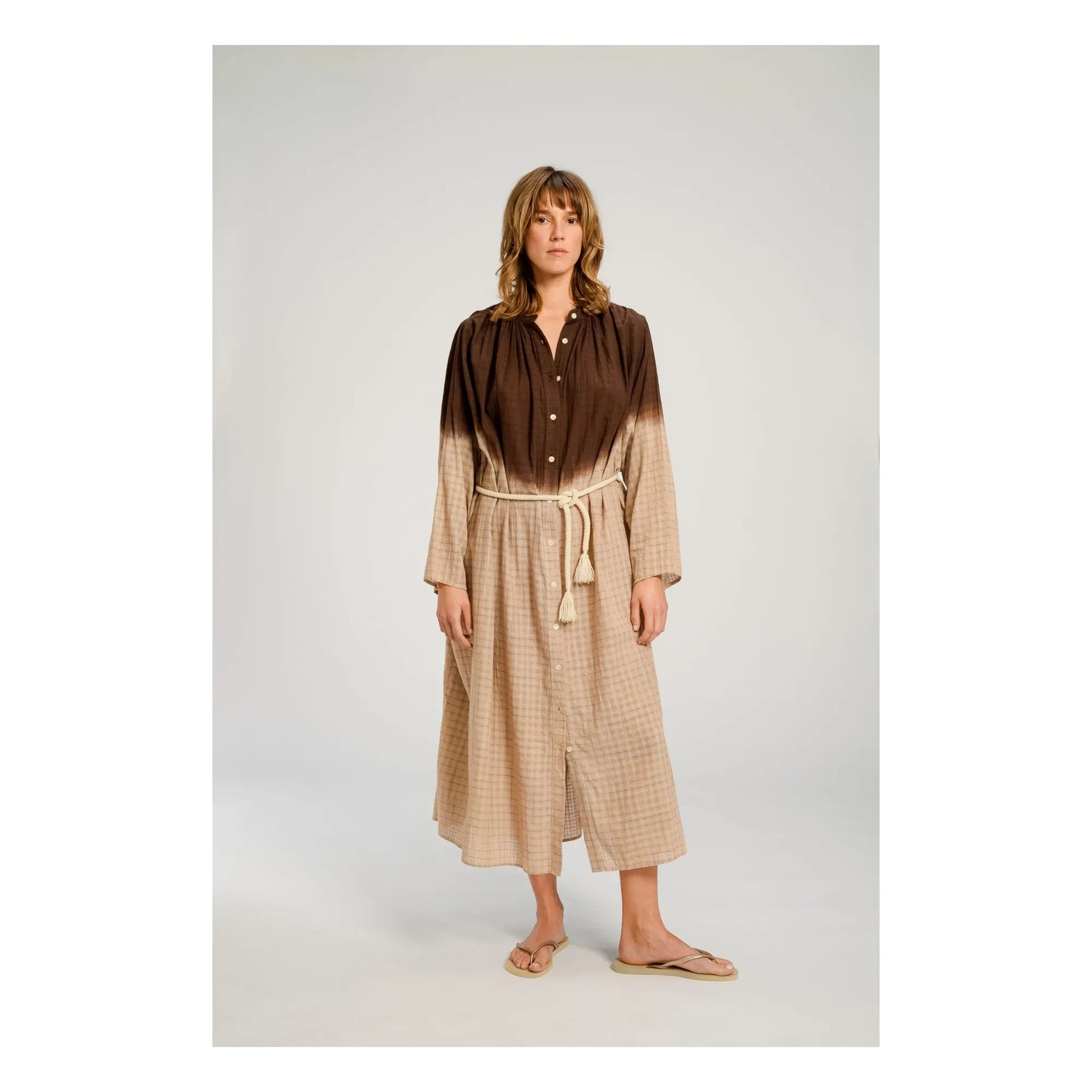Virginie de Vinster - Himi dress | Brown