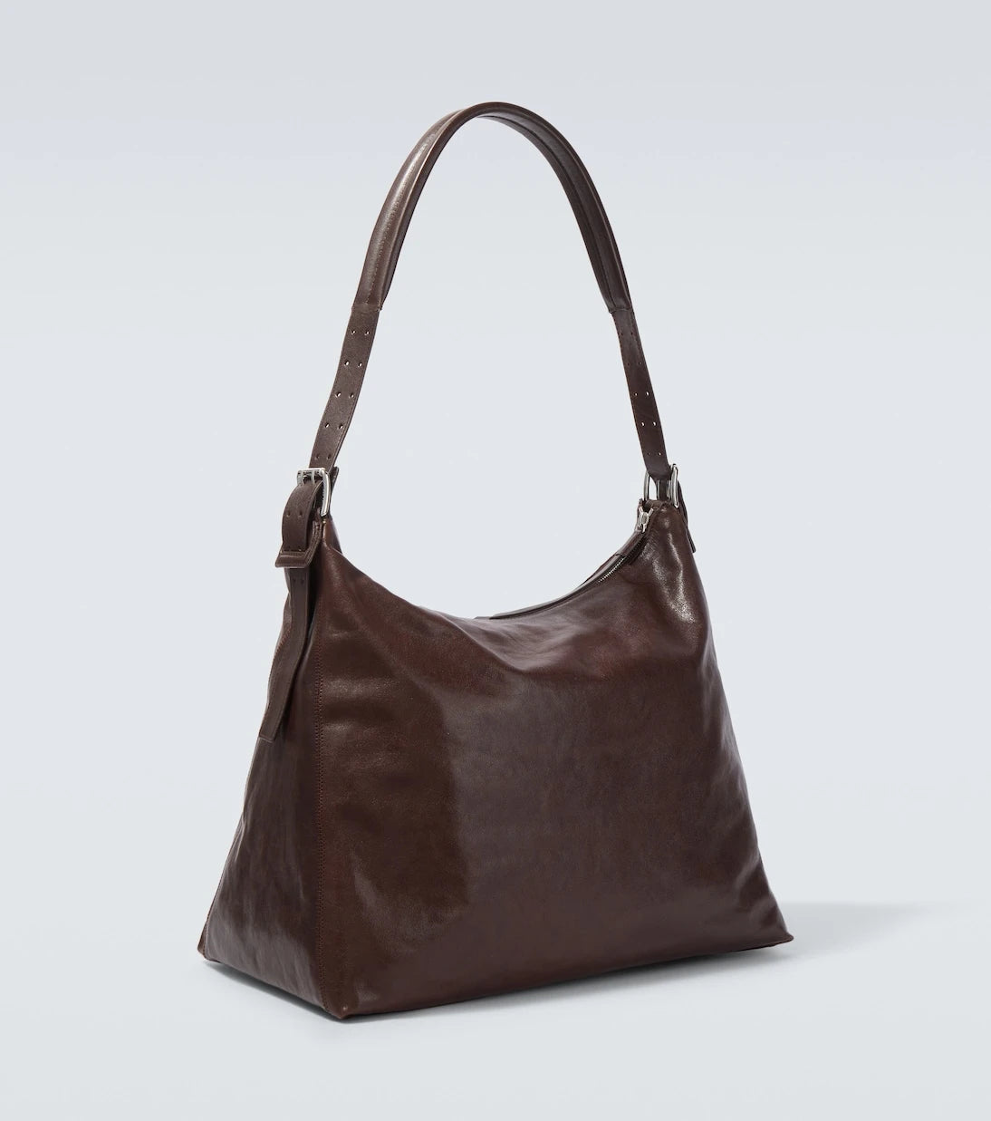 Lemaire - Belted leather shoulder bag