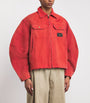 Red Cotton Canvas Stockton Jacket