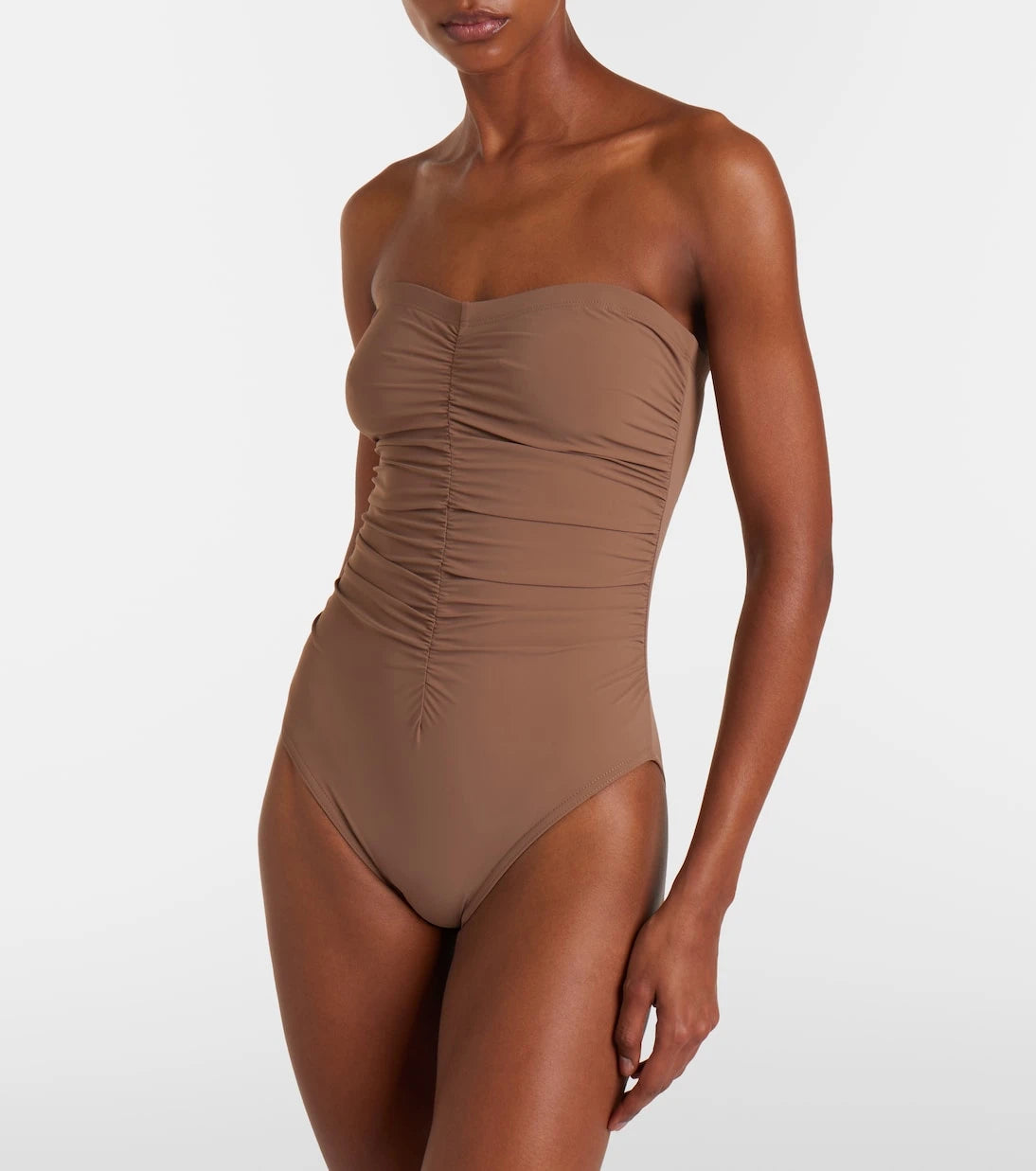 Karla Colletto - Basics ruched swimsuit