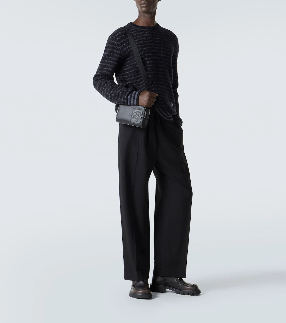 Loewe - Anagram Mini leather crossbody bag
