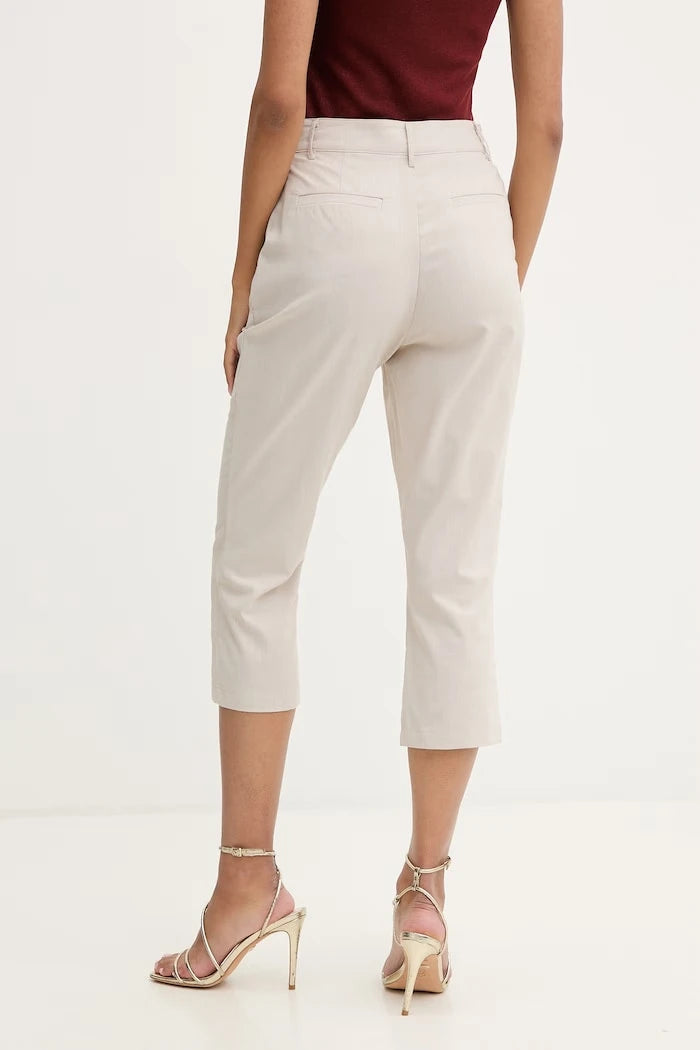 Guess viskozalı kadın kapri pantolon CHRISSY