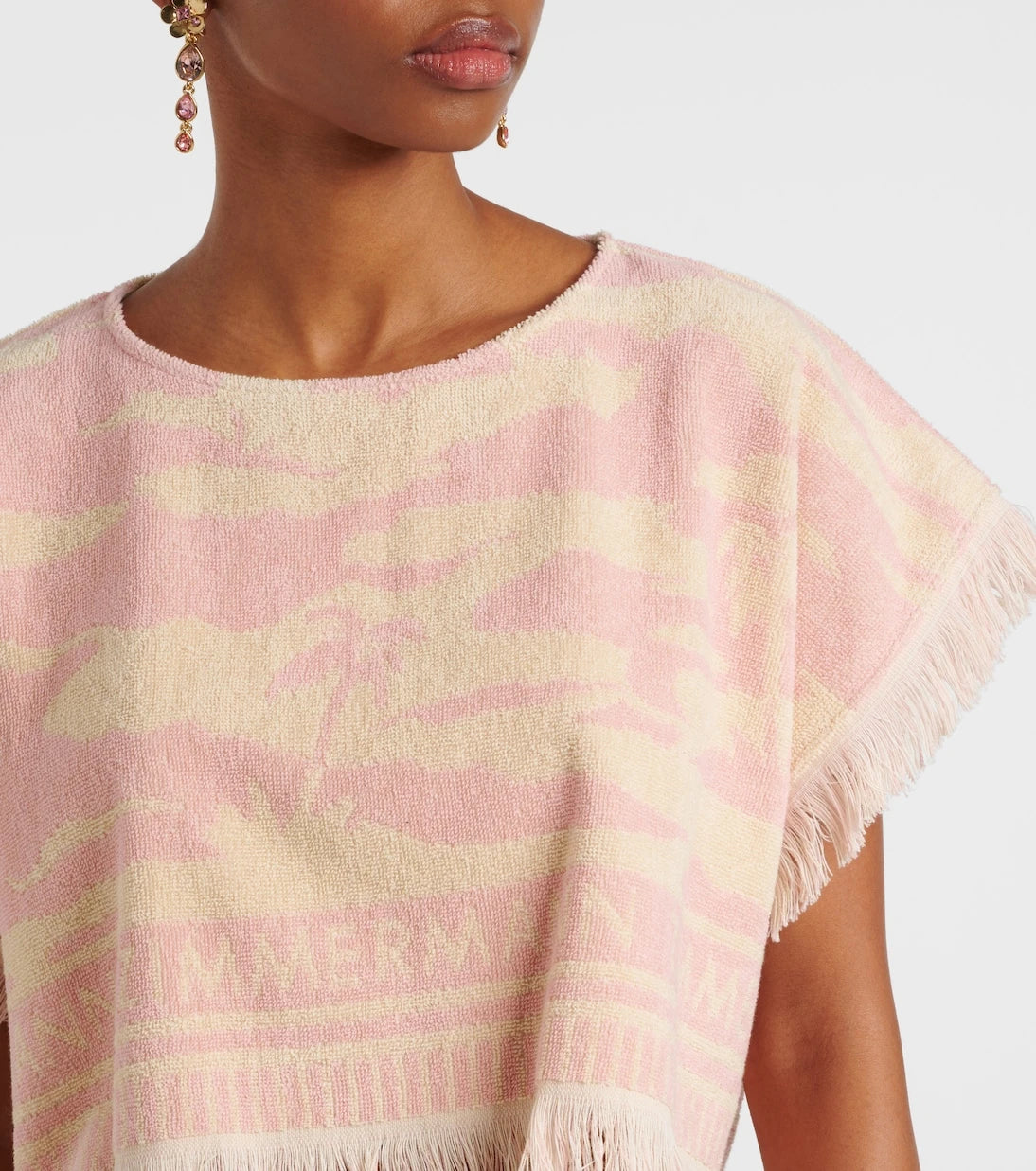 Zimmermann - Maxine pamuklu havlu crop top
