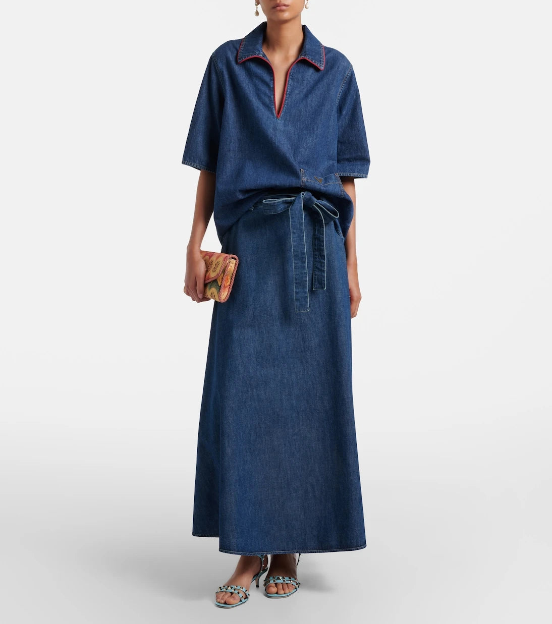 Valentino - VGold denim top