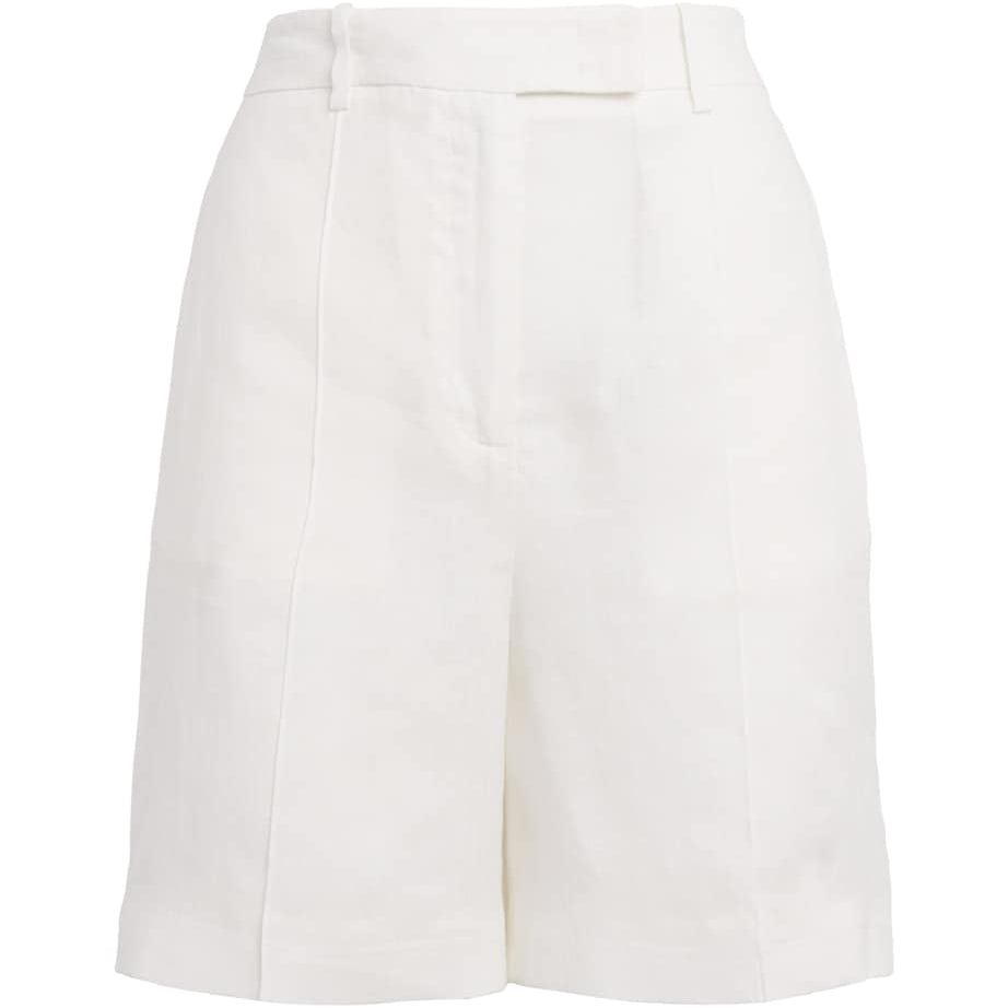 Eleventy White x Harrods Linen Bermuda Shorts