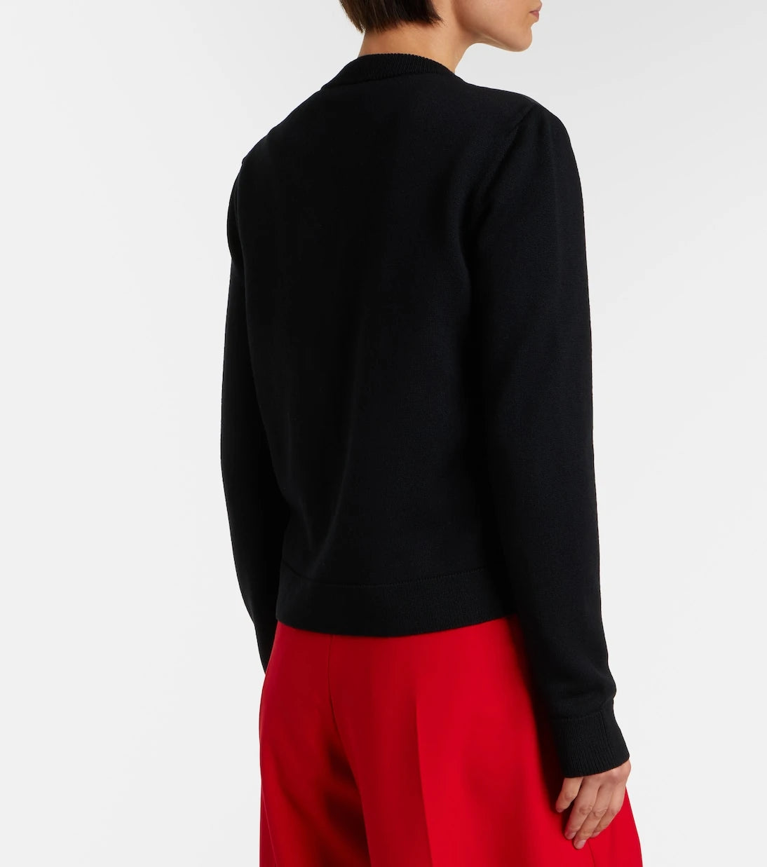 Moncler - Down-paneled virgin wool cardigan