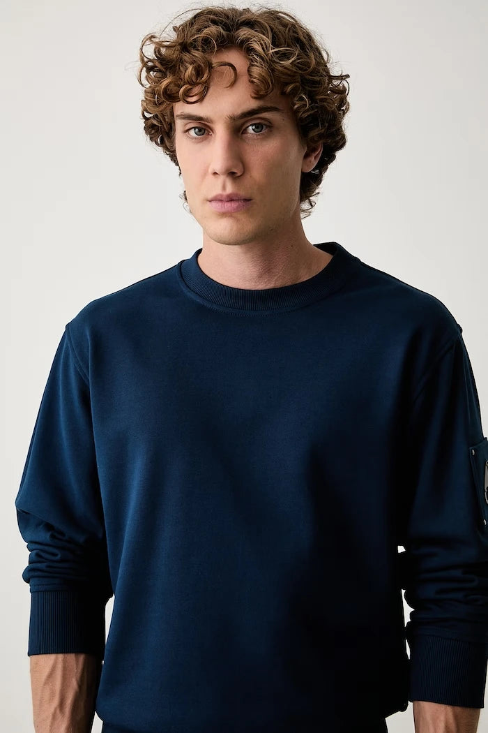 MOOSE KNUCKLES erkek pamuklu sweatshirt