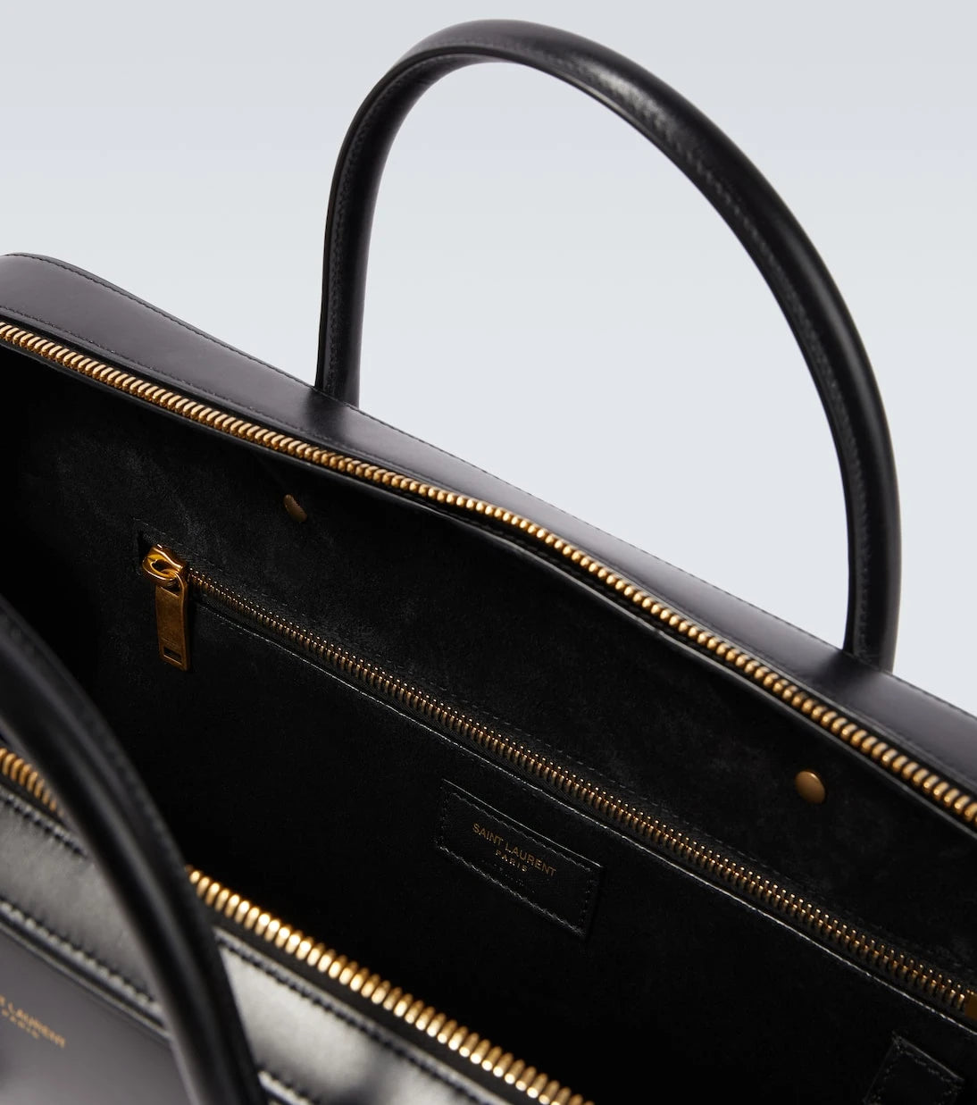 Saint Laurent - Leather briefcase