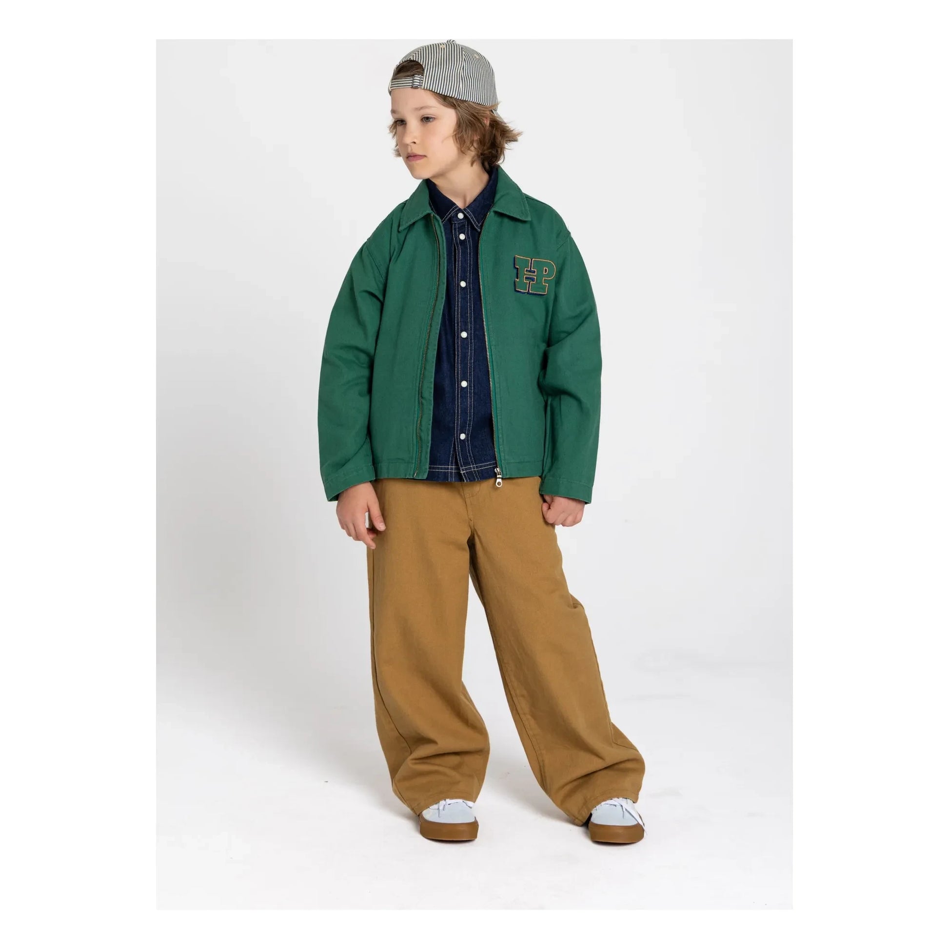 Hundred Pieces - Clock jacket | Emerald green