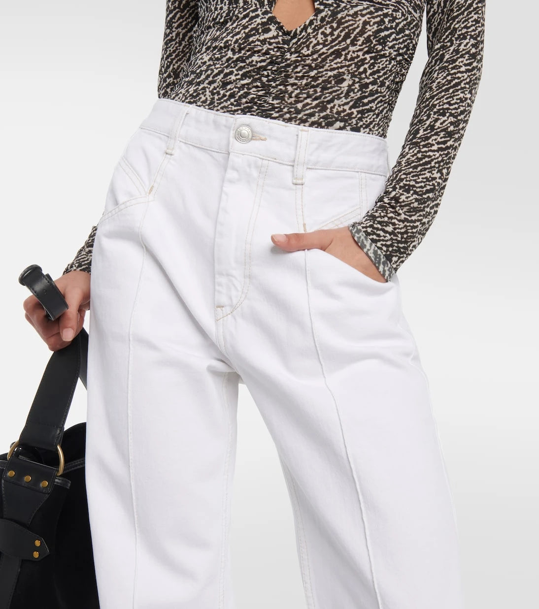 Isabel Marant - Nadege high-rise boyfriend jeans