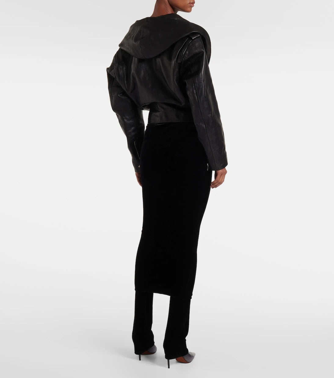 Alaïa - سترة جلدية للدراجين