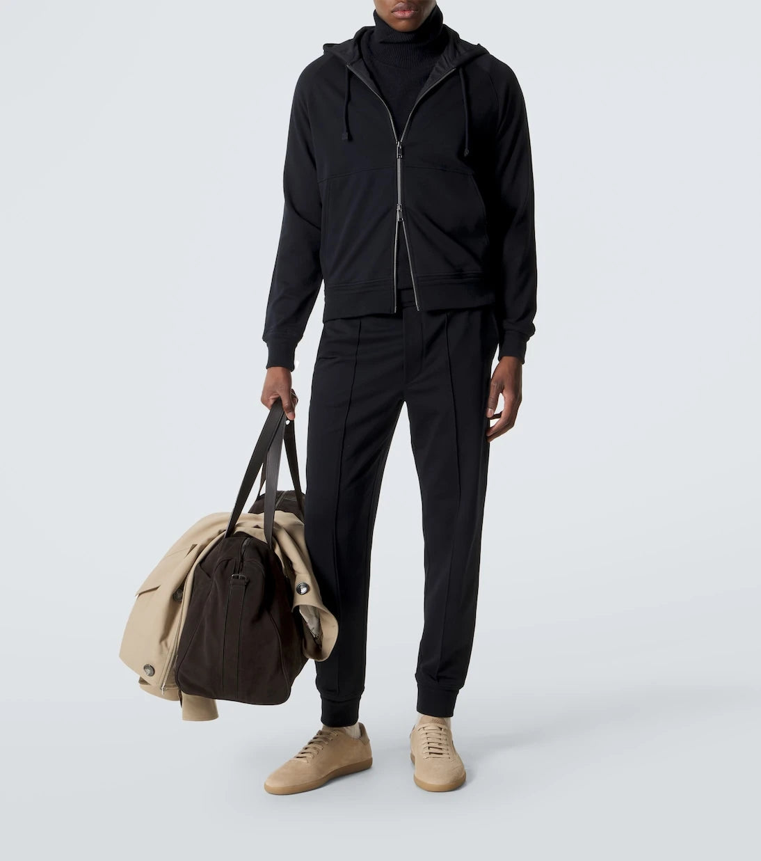 Zegna - هودي من مزيج القطن