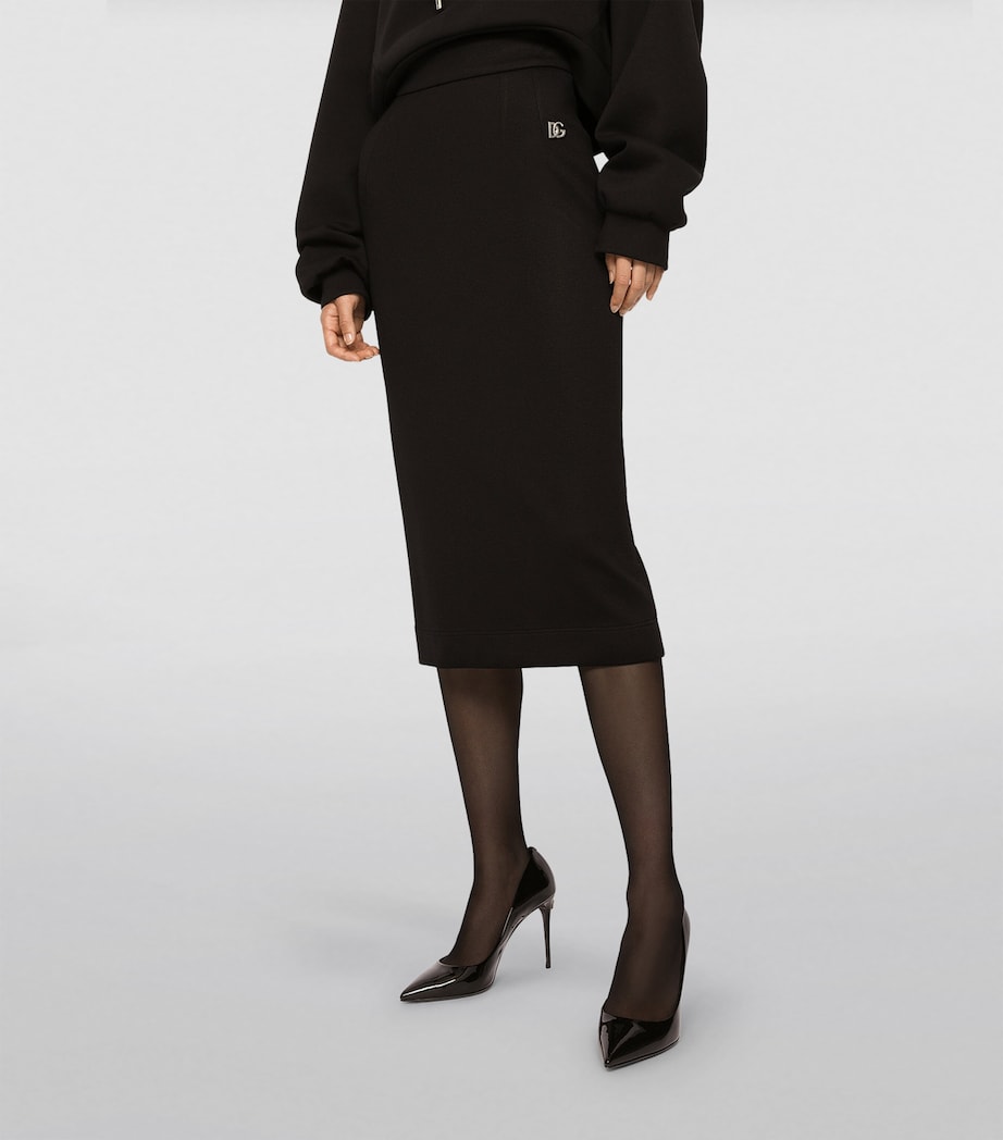 Multi DG Millennials Pencil Skirt