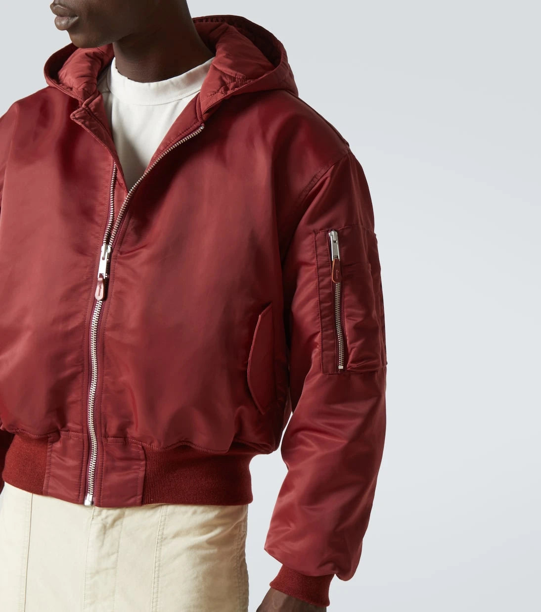Entire Studios - Technical satin bomber jacket