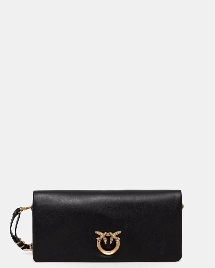 Pinko kadın deri crossbody çanta