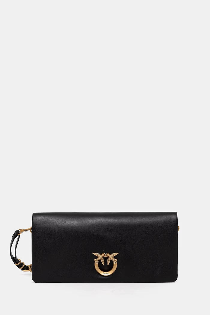 Pinko kadın deri crossbody çanta