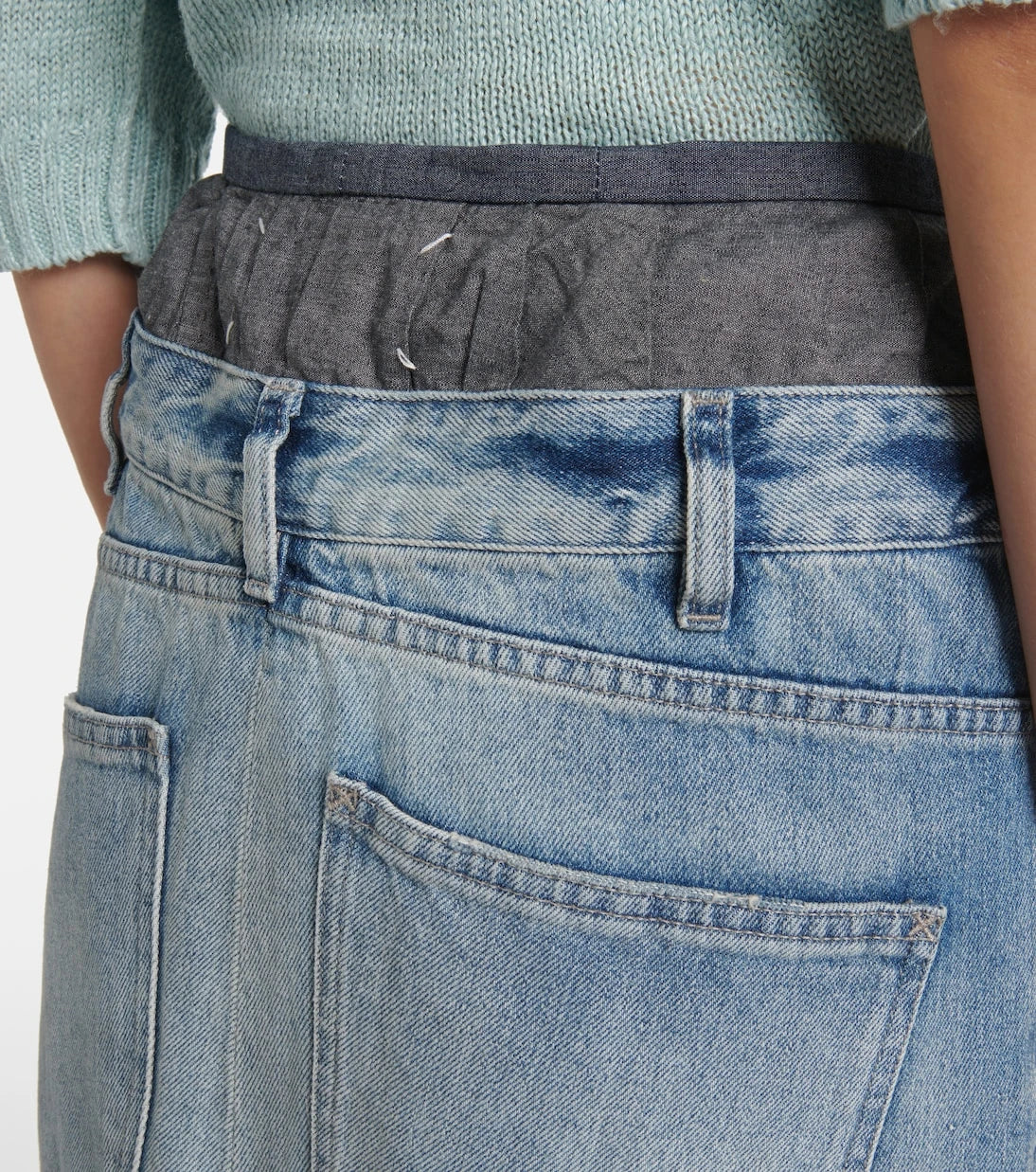 Maison Margiela - Four Stitches denim maxi skirt