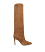 Paris Texas Brown Suede Stiletto Heeled Boots 85