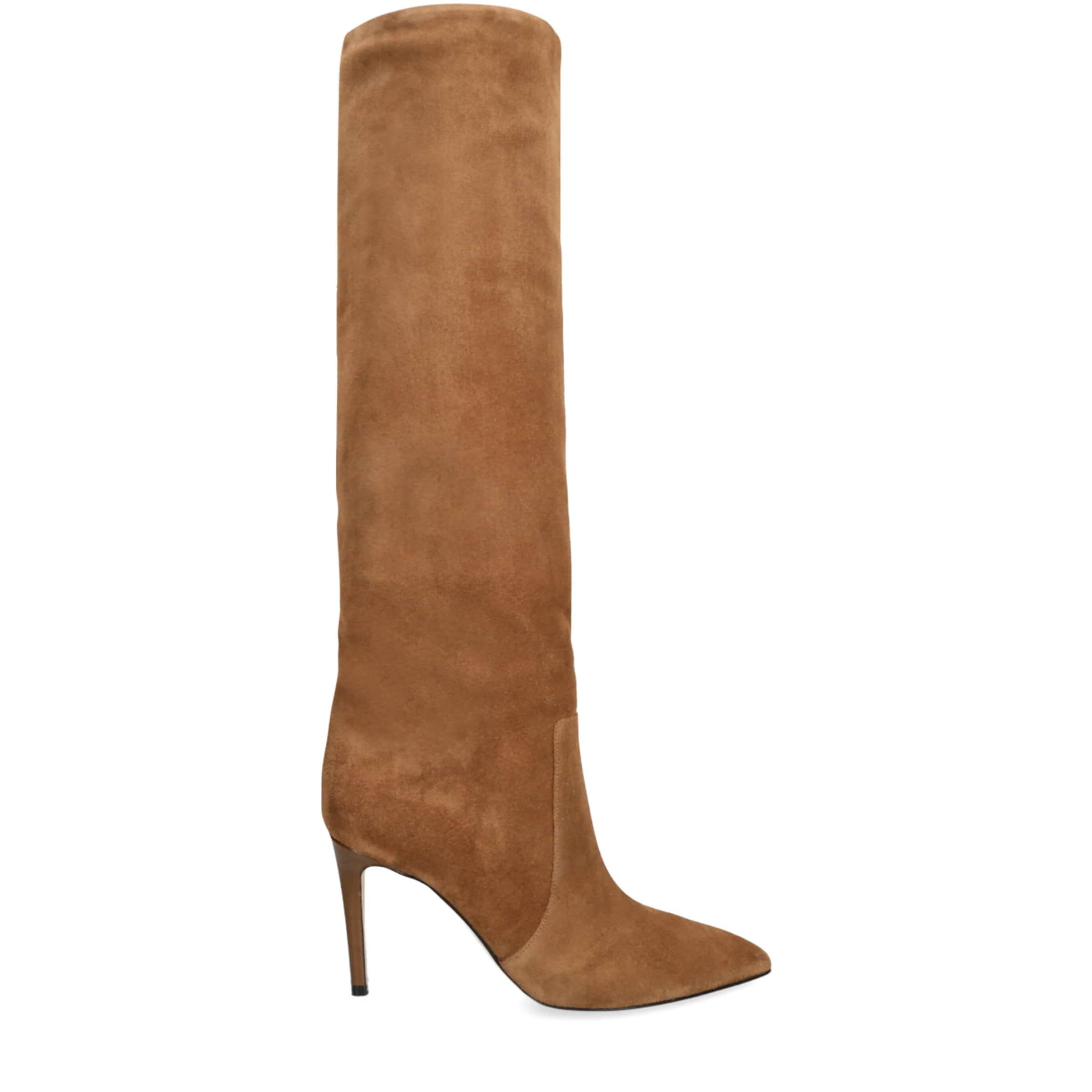 Paris Texas Brown Suede Stiletto Heeled Boots 85