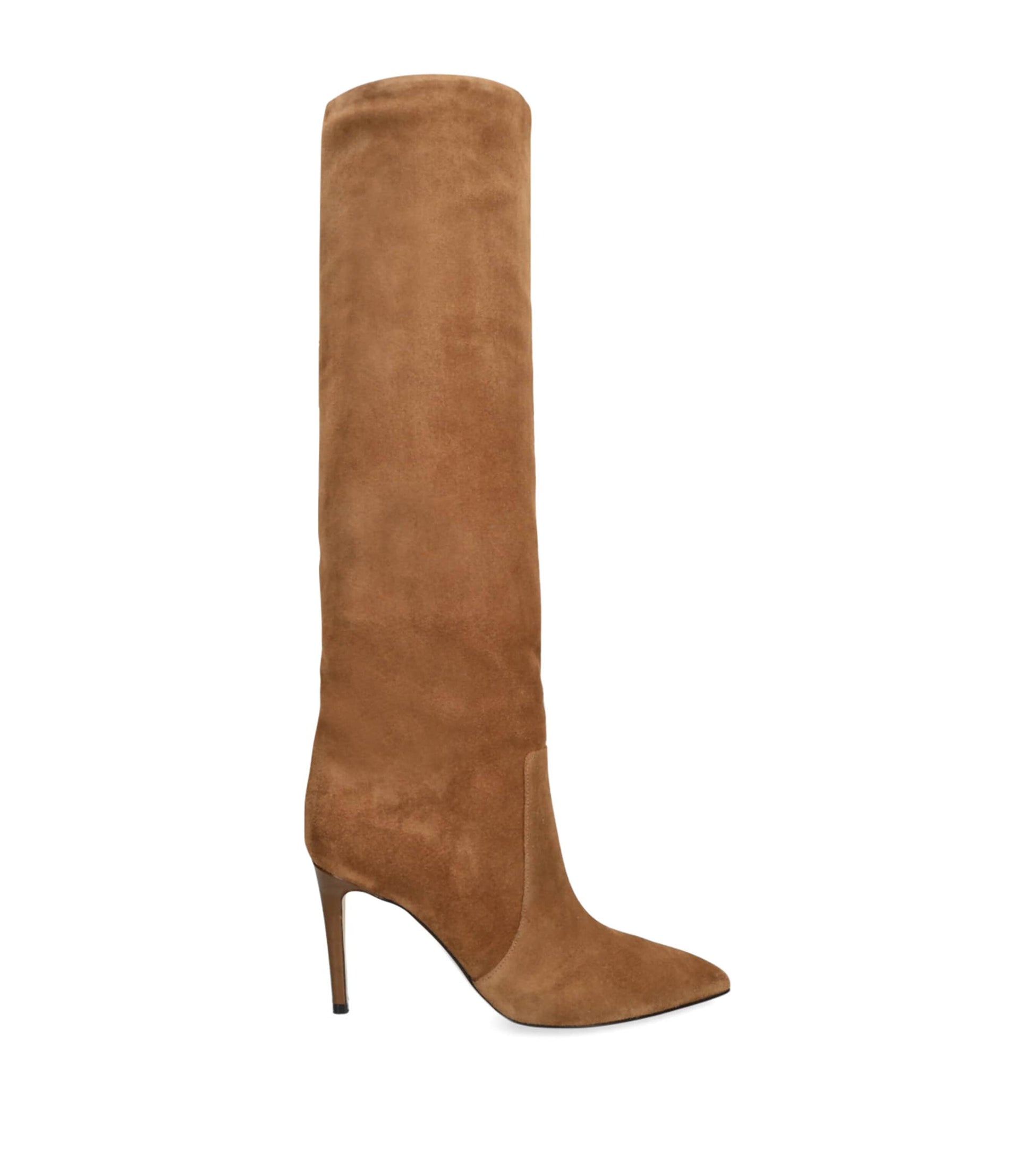 Paris Texas Brown Suede Stiletto Heeled Boots 85