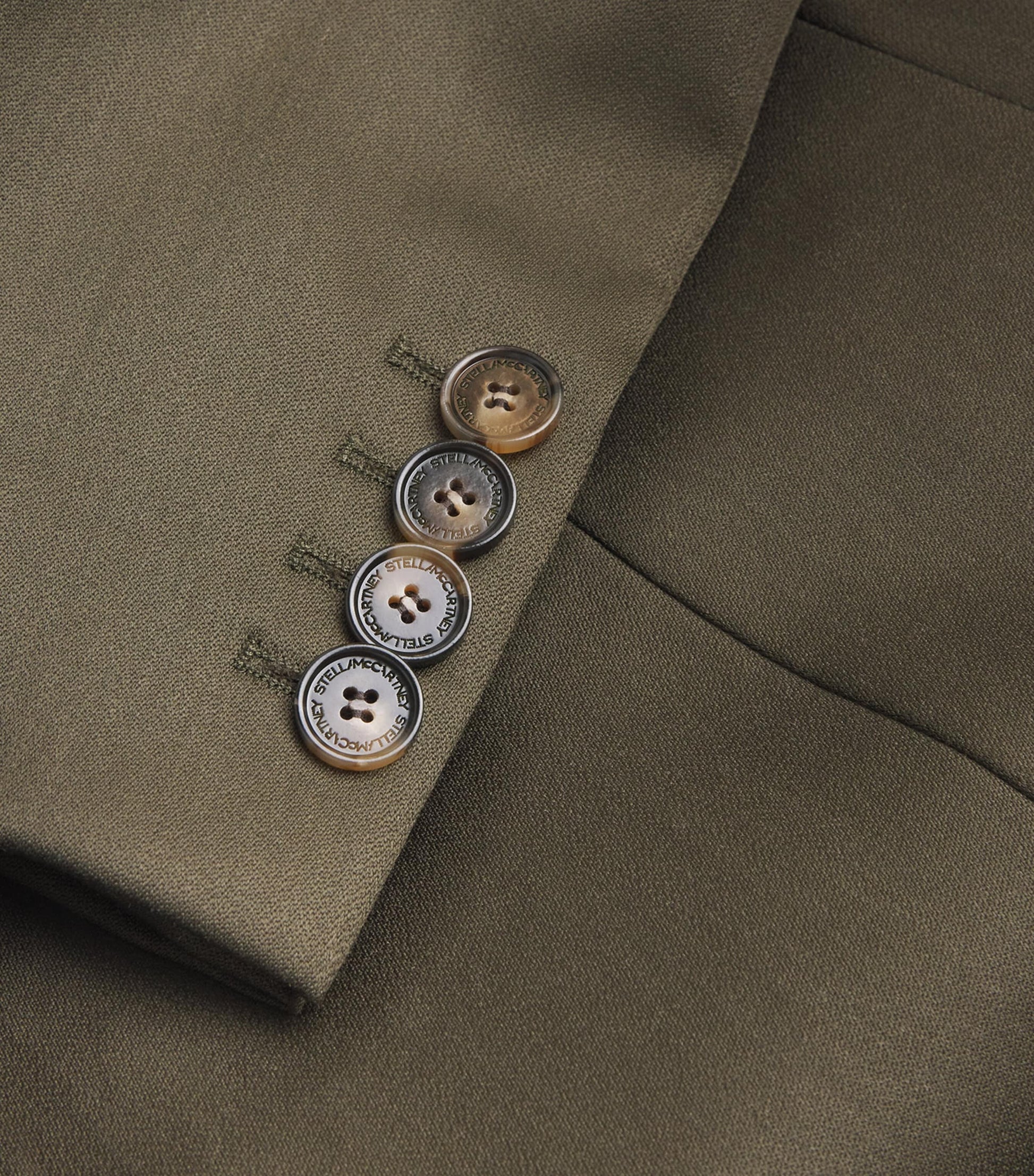 Stella McCartney Green Wool Tailored Blazer