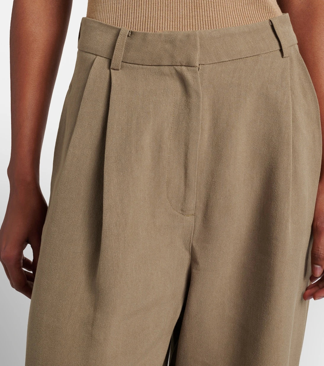 The Frankie Shop - Marfa pleated wide-leg pants