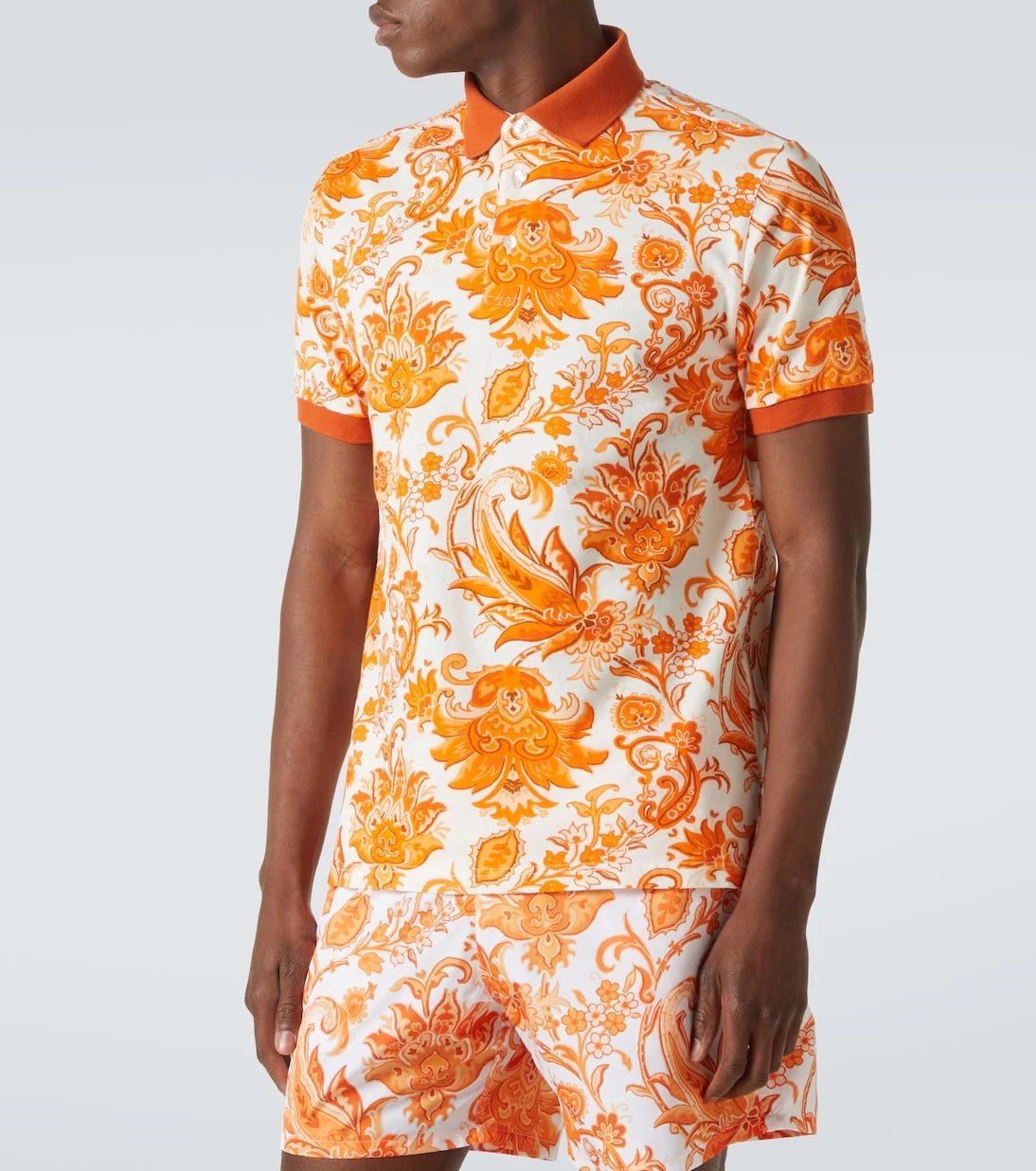 Etro - Paisley cotton polo shirt