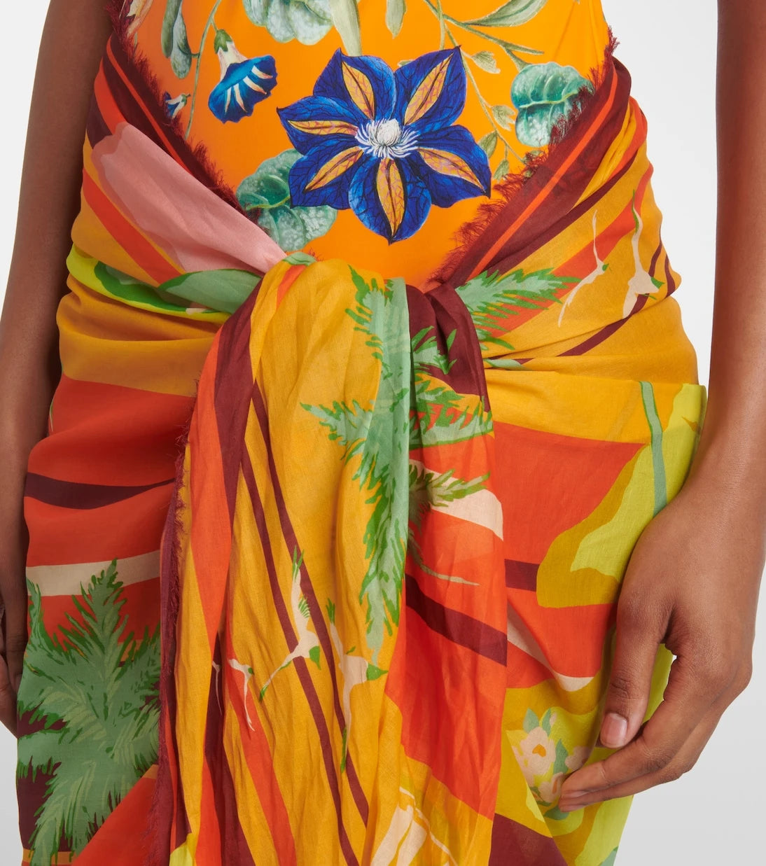 Alémais - Palm Island cotton beach cover-up