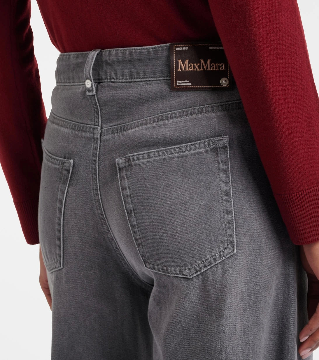 'S Max Mara - جينز Allegra بقصّة برميلية