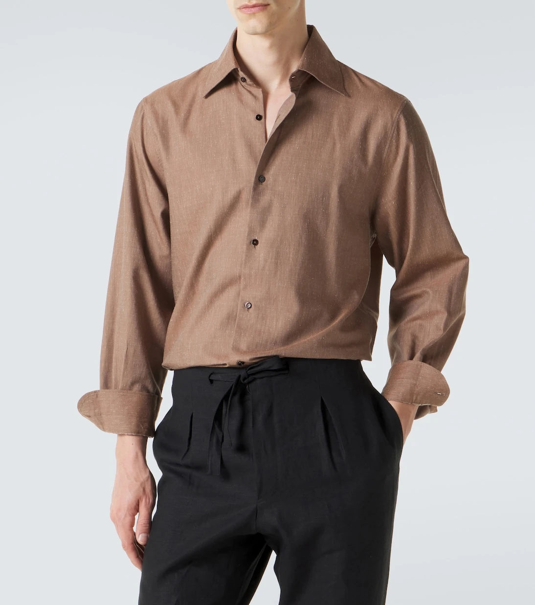 Stòffa - Cotton and silk shirt