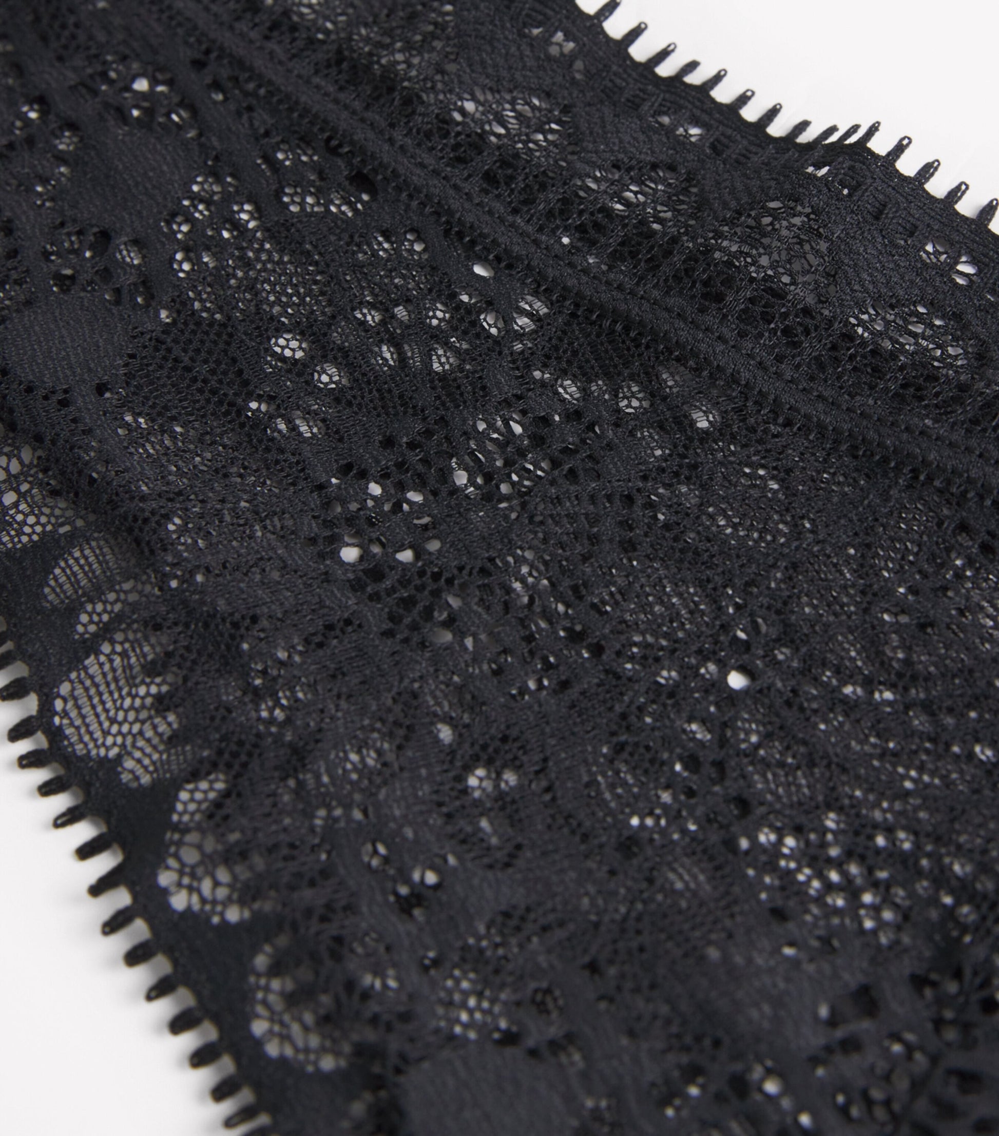 Chantelle Black Lace Floral Tanga