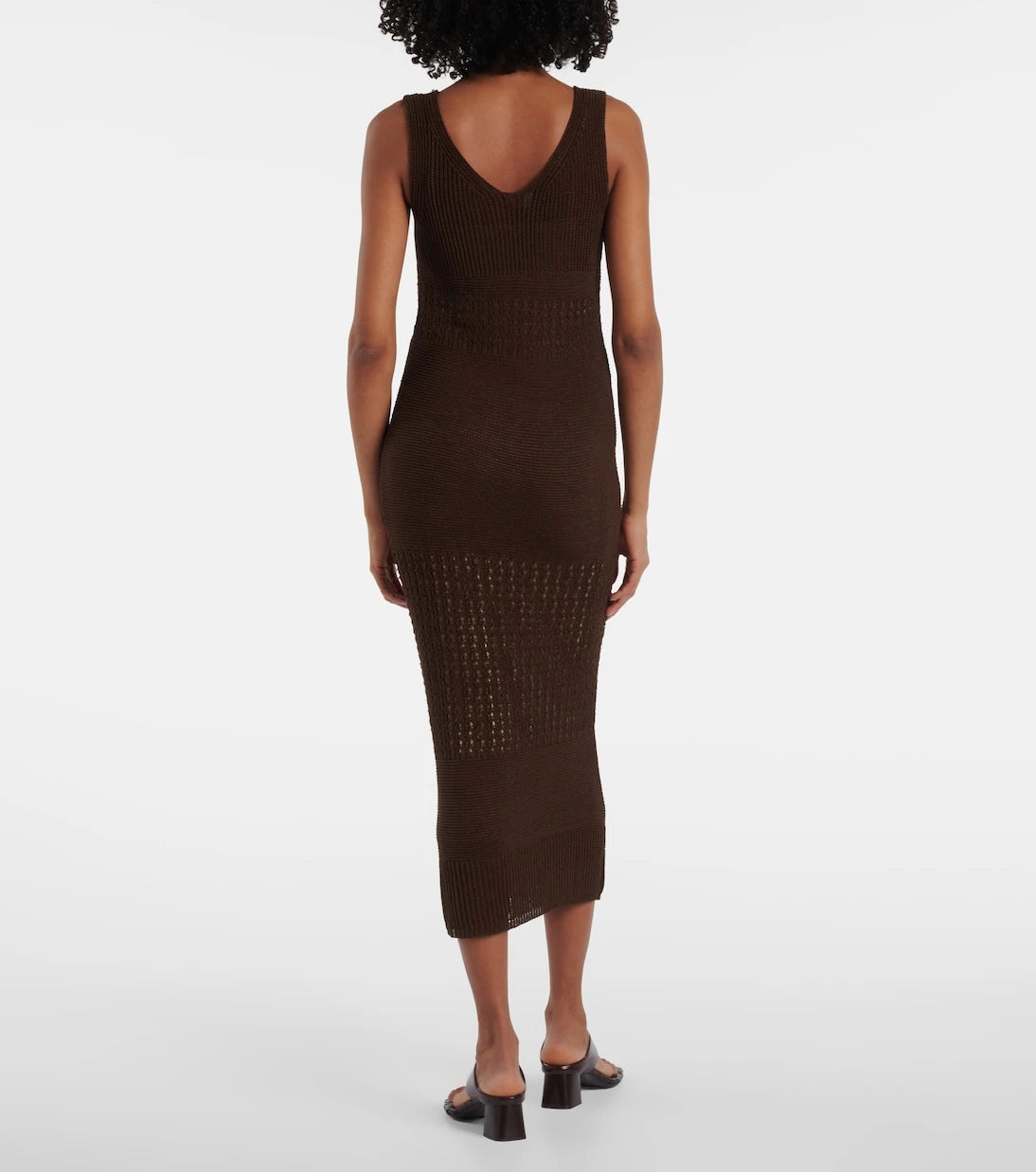 Max Mara - Valois knitted cotton-blend maxi dress
