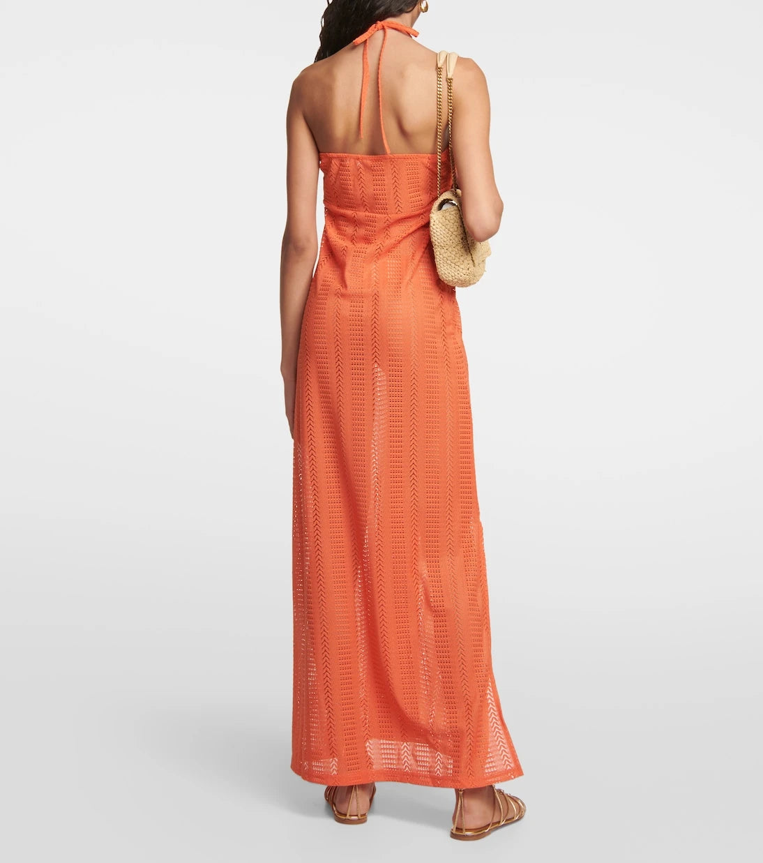 Melissa Odabash - Mila halterneck knitted maxi dress