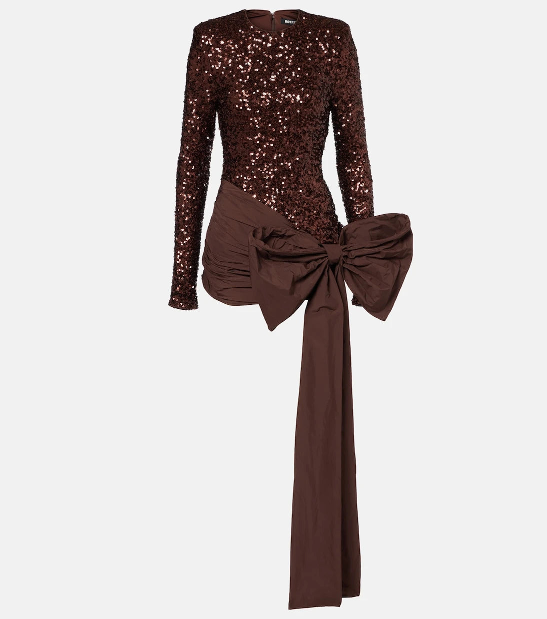 Rotate - Bow-detail sequined minidress