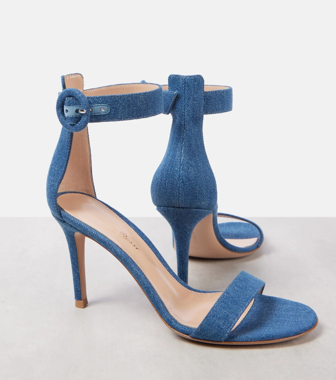 Gianvito Rossi - Portofino 85 denim sandals