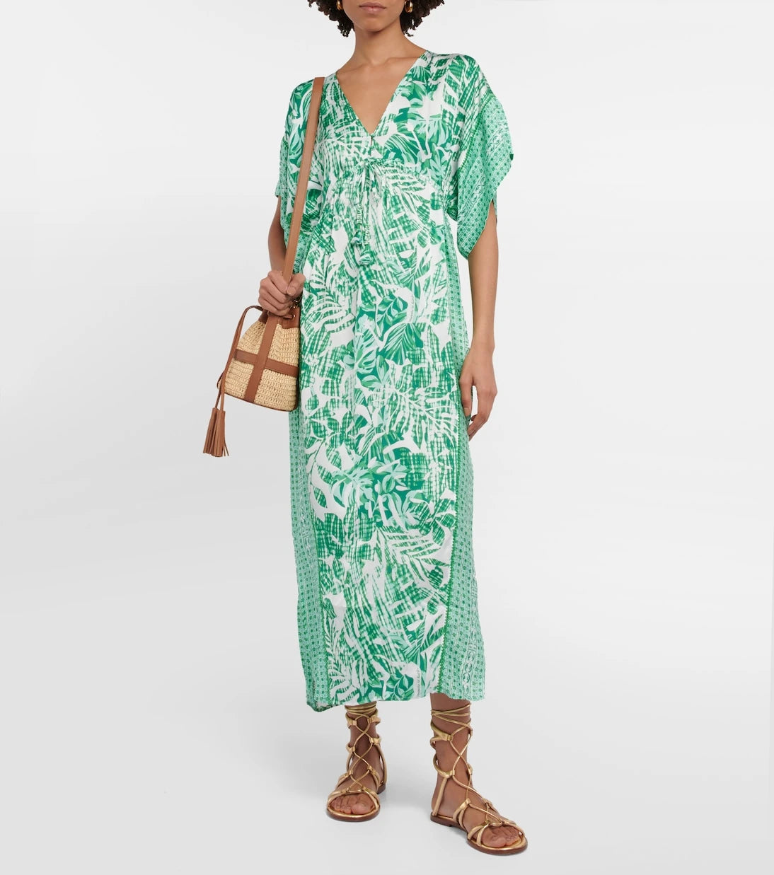 Poupette St Barth - Amaya printed kaftan