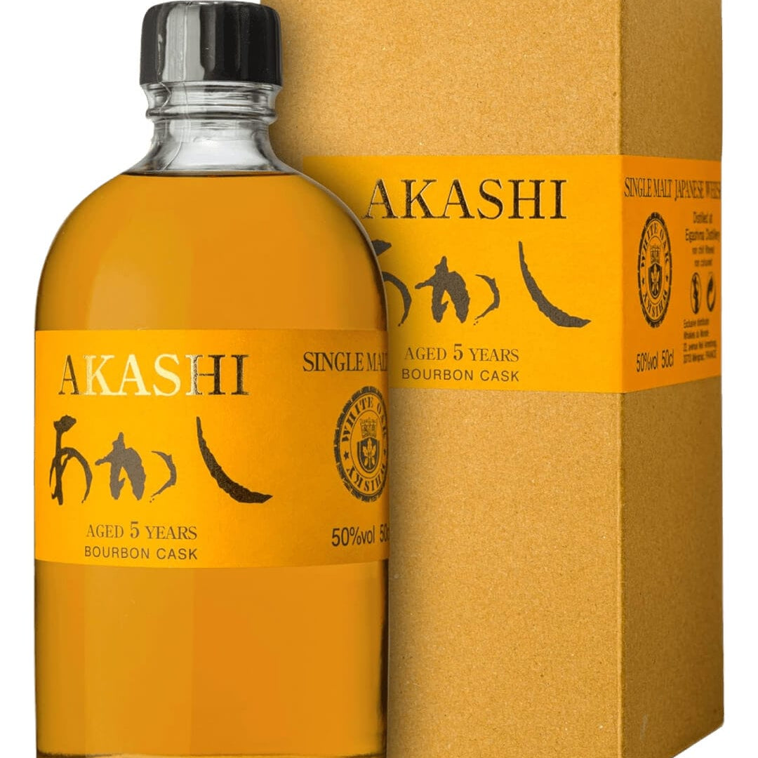 Akashi Bourbon Cask 5 Year Old Japanese Single Malt Whisky, 50 cl