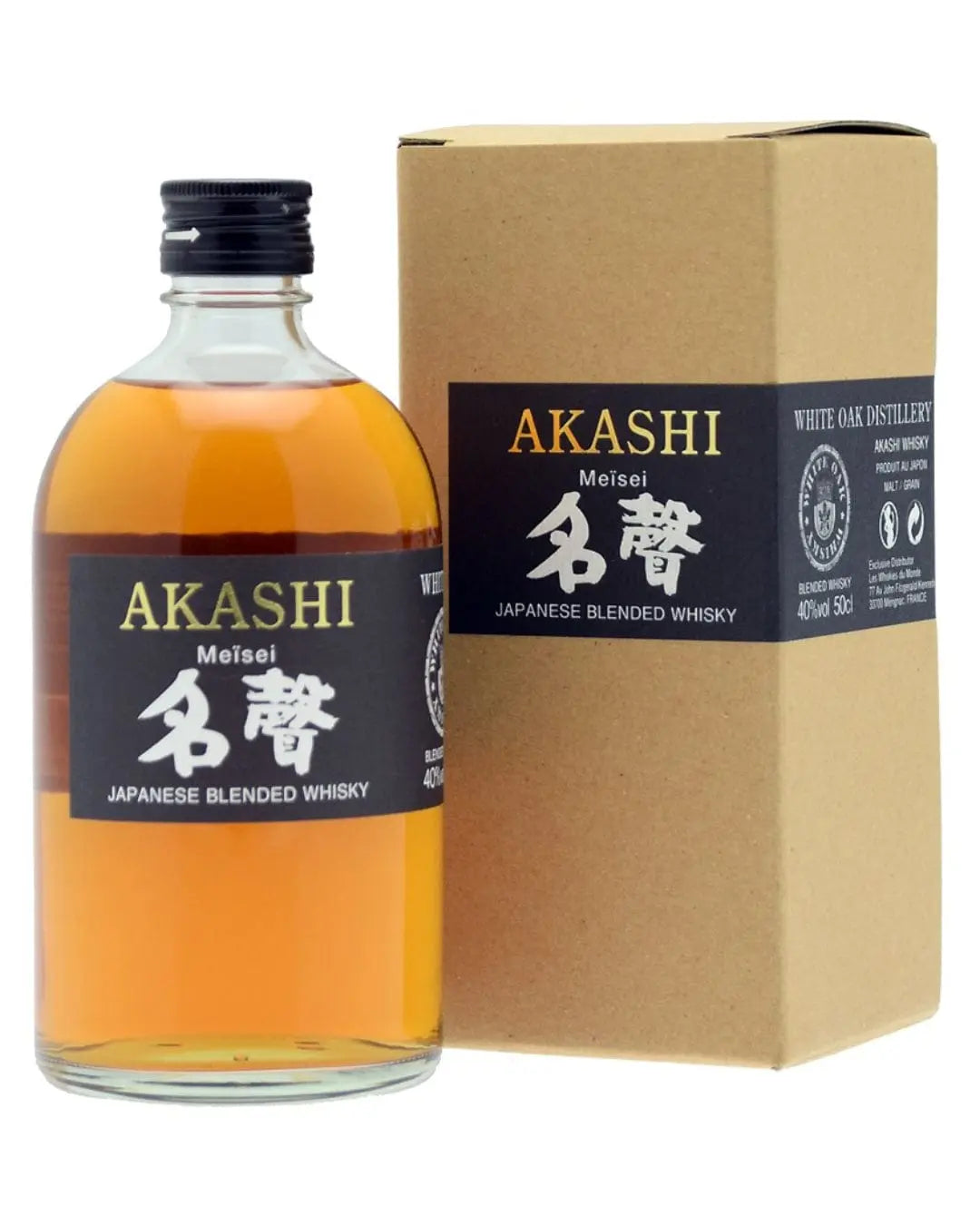Akashi Meisei Japanese Blended Whisky, 50 cl