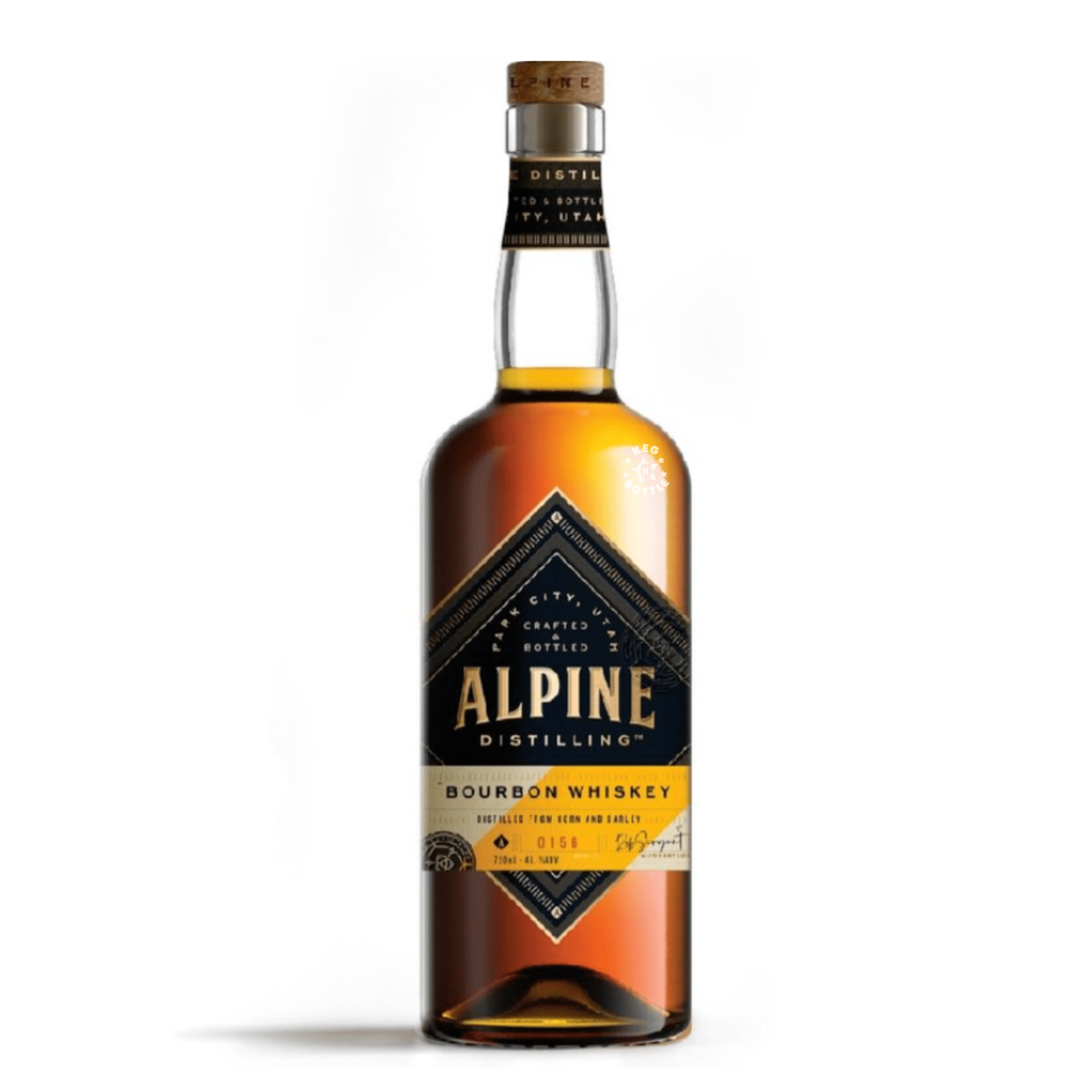 Alpine Distilling Four Grain Bourbon Whiskey (750 ml)