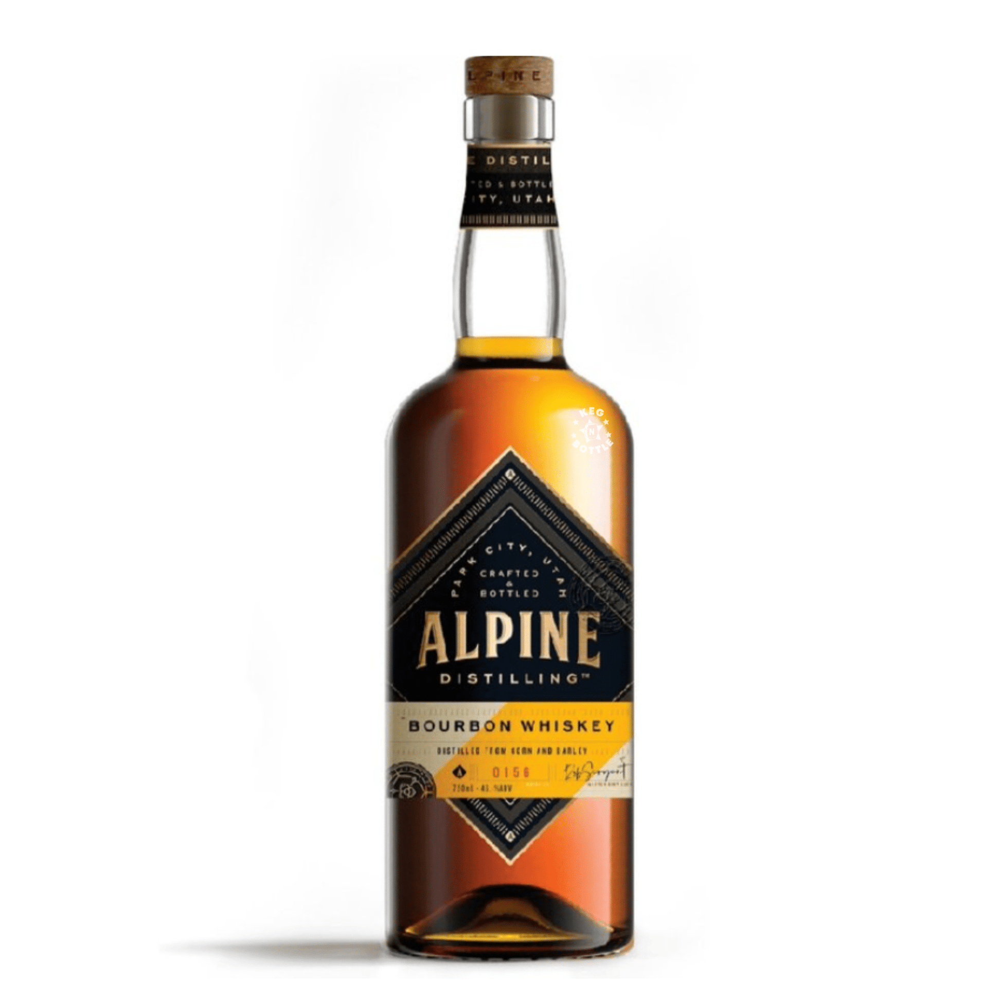 Alpine Distilling Four Grain Bourbon Whiskey (750 ml)