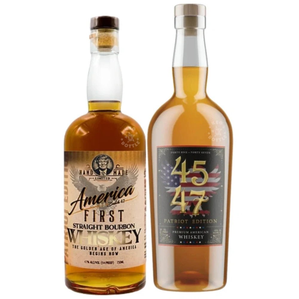 America First Bourbon & 45/47 Patriot Edition American Whiskey Bundle (2 x 750 ml)