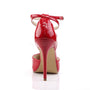 5" Stiletto Red W- Hidden Platform D'Orsay Pump*