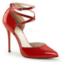5" Stiletto Red W- Hidden Platform D'Orsay Pump*