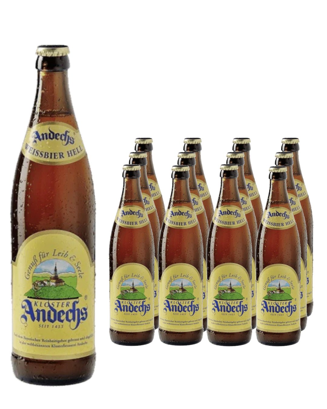 Andechs Weissbier Hell Multipack, 12 x 500 ml